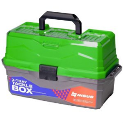 Ящик для снастей трехполочный Nisus Tackle Box зеленый (N-TB-3-G)