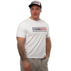 Футболка “FishingMafia” (Размер: 2XL  белый)