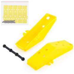 Чехол для ножей ледобура 130 мм пластик с резинкой