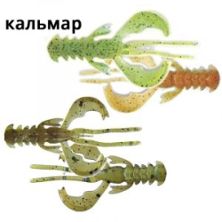 Силиконовая приманка Crazy Fish Nimble 2.5" 44-65-4d/5d-6 кальмар цв. 4d/5d