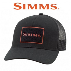 Simms High Crown Trucker Black