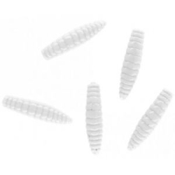 Силиконовая личинка ручейника Mikado Trout Campione Fat Grub 2.6cm (1уп.- 8шт.) WHITE (PMTC-FG2.6-WH)