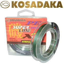 Kosadaka Super Line PE X4 300м Dark Green