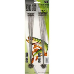 Поводок вольфрамовый Mikado (50 шт.) 35см / 5кг (Арт.ZG00-03)