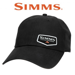 Simms Oil Cloth Cap, Black