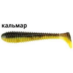Силиконовая приманка Crazy Fish Vibro Fat 3.2" 73-80-30d-6 кальмар цв. caddisfly pupa by MF (куколка ручейника)