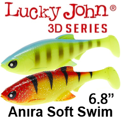 Lucky John 3D Series Anira Soft Swim 6,8"