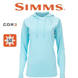 Simms Women's Solarflex Hoody, Laguna