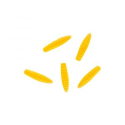 Силиконовая приманка личинка Mikado Trout Campione Fat Grub 3,4cm - INTENSE YELLOW