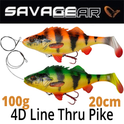 Savage Gear 4D Line Thru Perch Shad 20