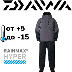 Daiwa DW-3524 Rainmax Winter Suit (Gunmetal)