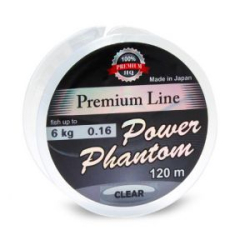 Леска Power Phantom Premium Line Clear 120m 0,37mm