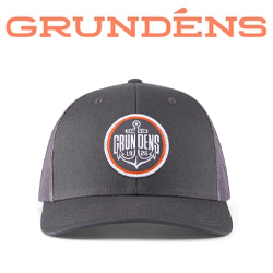Grundens Logo Anchor Trucker, Charcoal