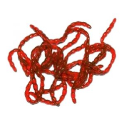 Силиконовая приманка Brown Perch BloodWorm 45mm цвет 201