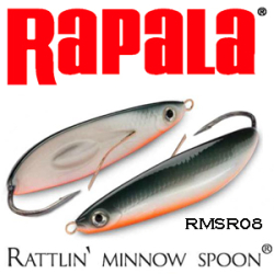 Rapala Rattlin Minnow Spoon RMSR08