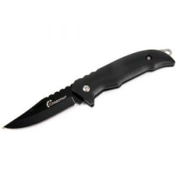 Нож туристический "Следопыт", дл. клинка 64 мм, ручка черная