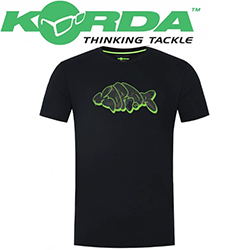 Korda Outline Tee Black