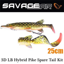 Savagear 3D LB Hybrid Pike 25 Spare Tail Kit