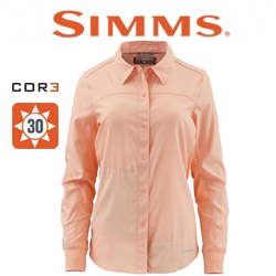 Simms Women's BiComp LS Shirt, Sorbet