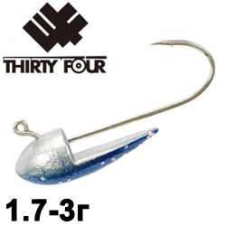 Thirty34Four Glitter Head Blue