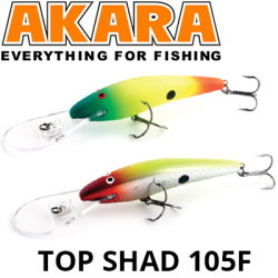 Akara Top Shad 105F 18 гр.