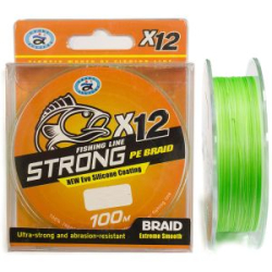 Леска плетёная Grows Culture Strong PE X12 100m # 0.20mm