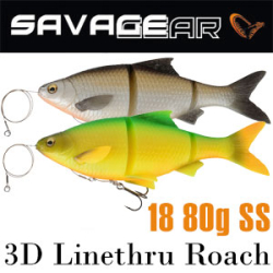 Savagear 3D Linethru Roach 18 80g SS