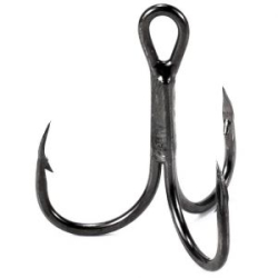 Крючок тройник KOI "Round Treble", размер 3/0 (INT), цвет BN (5 шт.)