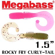 Megabass Rocky Fry 1.5" Curly-Tail