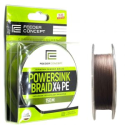 Леска плетеная Feeder Concept Powersink Dark Brown 150m/0.13mm