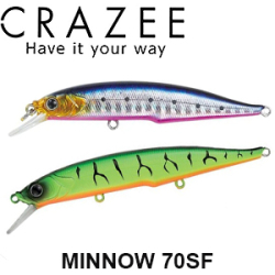 Crazee Minnow 70SF