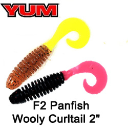 YUM F2 Panfish Wooly Curltail 2"