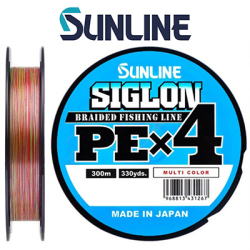 Sunline Siglon PE×4 300m (Multicolor)