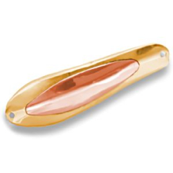 Блесна колеблющаяся Akara Legend Uralka со вставкой 90 мм 30 гр. цвет Go(Cu)