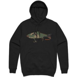 Толстовка Simms Bass Destruction Hoody, Black, XL