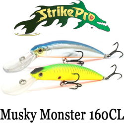 Strike Pro Musky Monster Deep 160CL (MG-006CL)