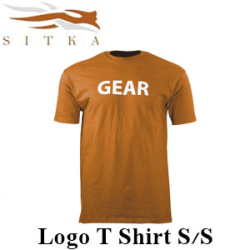 Sitka Logo T Shirt S/S Burnt Orange