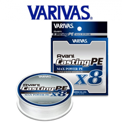 Varivas Avani Casting PE Max Power x8 [White Base Marking Line] 400m