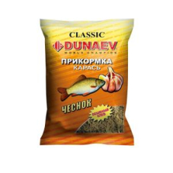 Прикормка "Dunaev Классика" 0.9кг Карась Чеснок зеленая