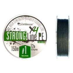 Плетеный шнур Mottomo Strong Line PE Dark Green 150m #1.0/6kg