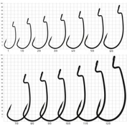 Крючки Saikyo BS-2317 BN № 5/0 (10 шт)