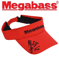 Megabass Sun Visor Red/Black