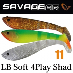 Savagear LB Soft 4Play Shad 11