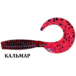 Силиконовая приманка Crazy Fish Angry Spin 2" 21-45-73-6 кальмар цв. blue ruby (синий рубин)