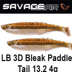 Savage Gear LB 3D Bleak Paddle Tail 13.2 4g 5pcs