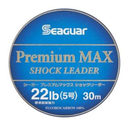 Лидер флюорокарбоновый KUREHA Seaguar Premium Max Shock Leader 30m 8.5lb