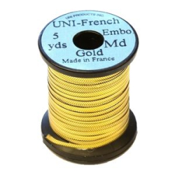 Нить UNI French Embossed Flat Emb. #12 Gold