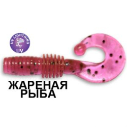 Силиконовая приманка Crazy Fish Power Mace 10-4-13-3 жареная рыба цв. purple pepper (пурпурный перец)