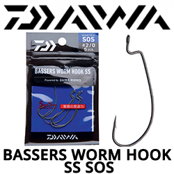 Daiwa Bassers Worm Hook SS SOS