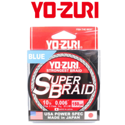 Yo-Zuri PE Superbraid Blue 150 Yds